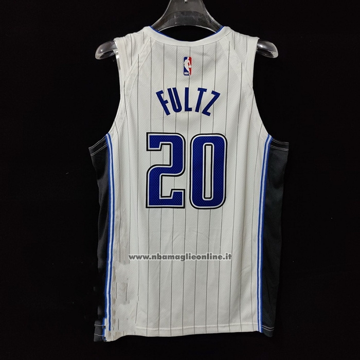 Maglia Orlando Magic Markelle Fultz #20 Icon Autentico 2019-20 Bianco